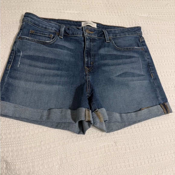 Level 99 Pants - Level 99 Indigo Denim Shorts